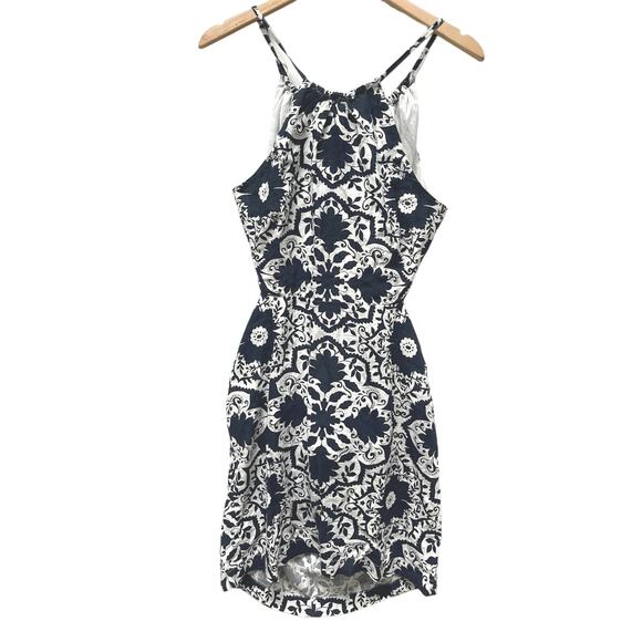 Boden Back Detail Mini Dress Size 10 NWT in Navy Bloomsbury - Picture 1 of 12